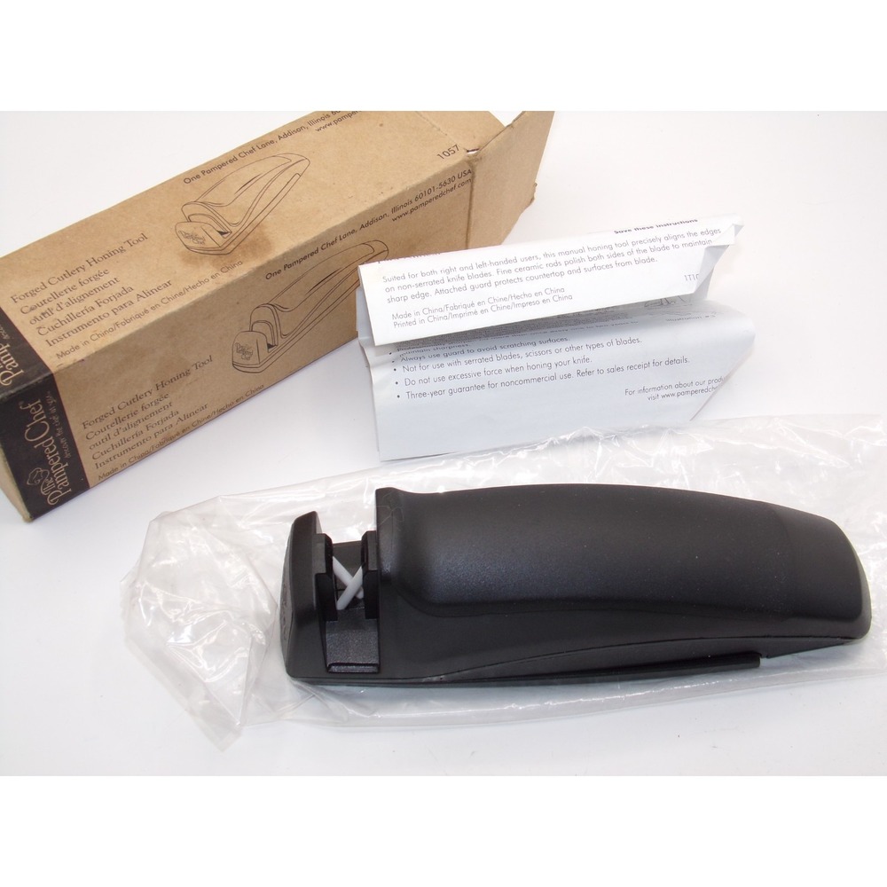 Forged Cutlery Honing Tool No 1057 The Pampered Chef in Box